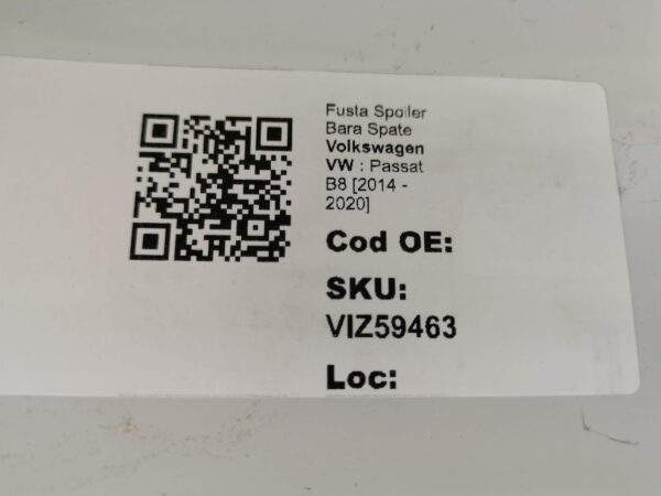 Fusta Spoiler Bara Spate Volkswagen VW  Passat B8 [2014 - 2020] Original In Stare Buna - imagine 8