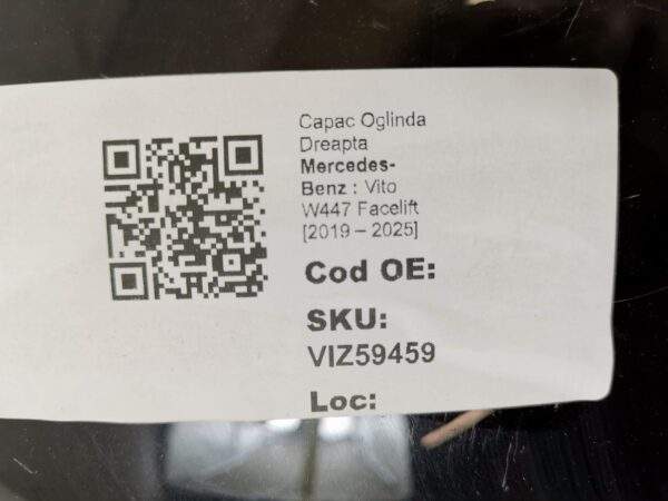 Capac Oglinda Dreapta Mercedes-Benz  Vito W447 Facelift [2019 – 2025] Original In Stare Buna - imagine 8