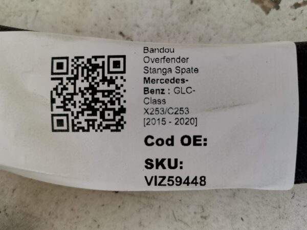 Bandou Overfender Stanga Spate Mercedes-Benz  GLC-Class X253/C253 [2015 - 2020] Original In Stare Buna - imagine 8
