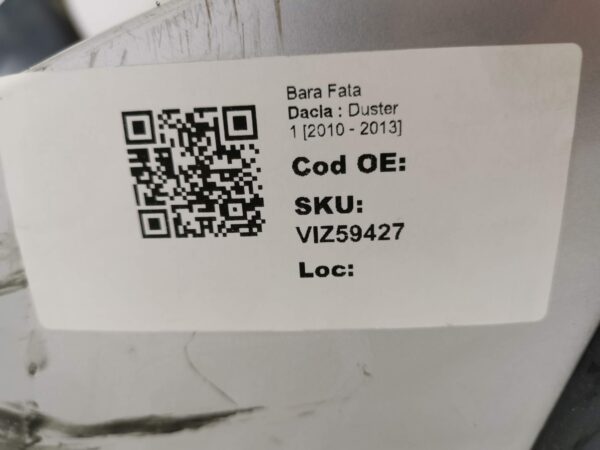 Bara Fata Dacia  Duster 1 [2010 - 2013] Originala In Stare Buna - imagine 8