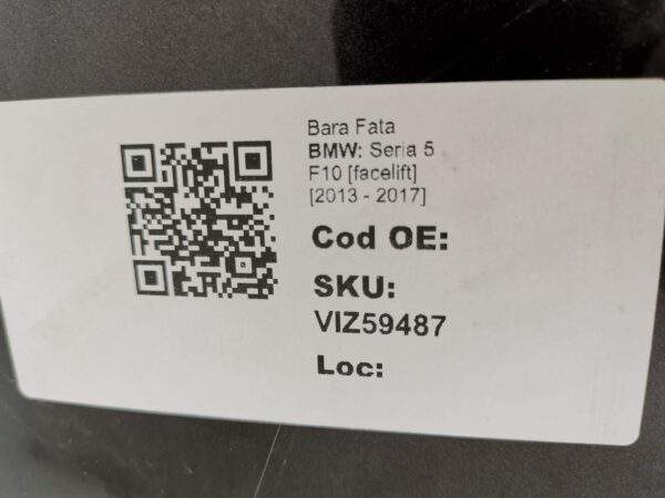 Bara Fata BMW Seria 5 F10 [facelift] [2013 - 2017] Originala In Stare Buna - imagine 8