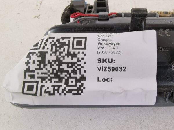 Maner Exterior Usa Fata Dreapta Volkswagen VW  ID.4 1 [2020 - 2022] Original In Stare Buna - imagine 8