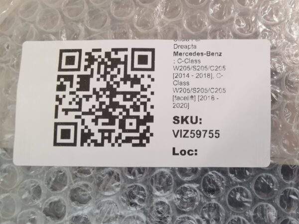 Sticla Far Dreapta Mercedes-Benz  C-Class W205/S205/C205 [2014 - 2018], C-Class W205/S205/C205 [facelift] [2018 - 2020] Originala In Stare Buna - imagine 8