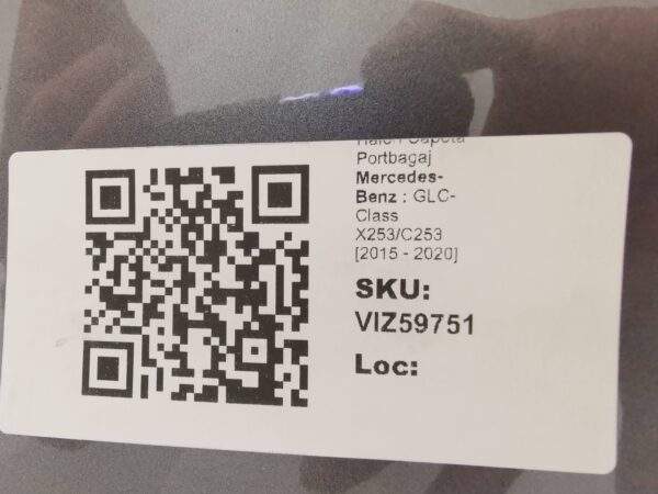 Haion Capota Portbagaj Mercedes-Benz  GLC-Class X253/C253 [2015 - 2020] Original - imagine 8