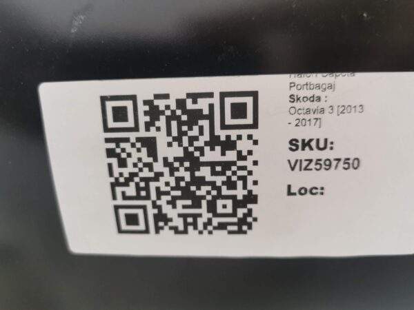 Haion Capota Portbagaj Skoda  Octavia 3 [2013 - 2017] Kombi Original - imagine 8