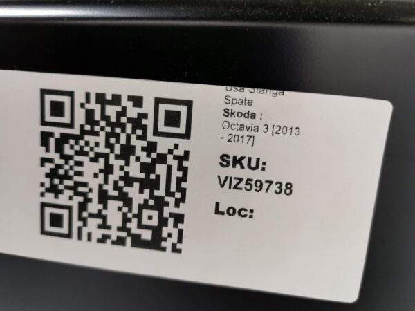 Usa Stanga Spate Skoda  Octavia 3 [2013 - 2017] Combi Originala - imagine 8