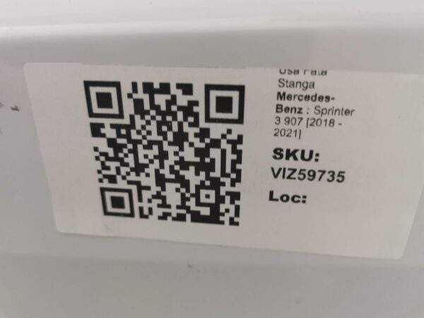 Usa Fata Stanga Mercedes-Benz  Sprinter 3 907 [2018 - 2021] Originala - imagine 8