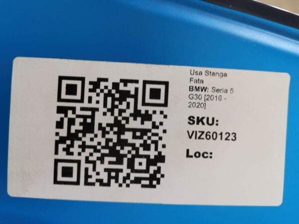 Usa Stanga Fata BMW Seria 5 G30 [2016 - 2020] Originala - imagine 8
