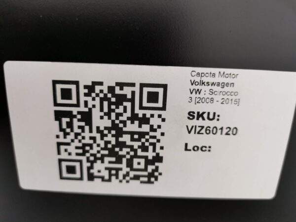 Capota Motor Volkswagen VW  Scirocco 3 [2008 - 2015] Originala Nevopsita - imagine 8