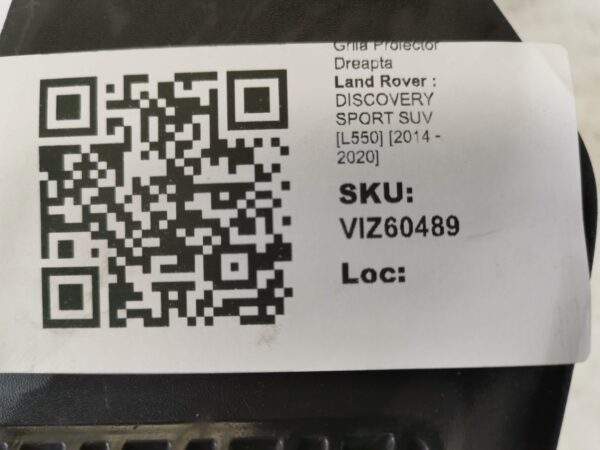 Grila Proiector Dreapta Land Rover  DISCOVERY SPORT SUV [L550] [2014 - 2020] Originala In Stare Buna - imagine 8