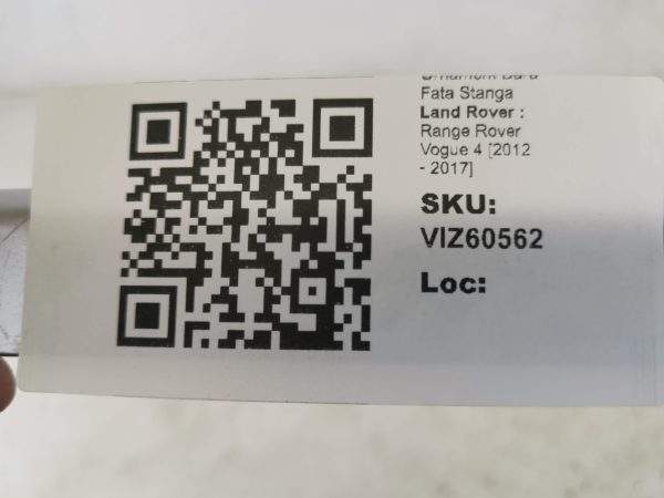 Ornament Bara Fata Stanga Land Rover  Range Rover Vogue 4 [2012 - 2017] Original In Stare Buna - imagine 8